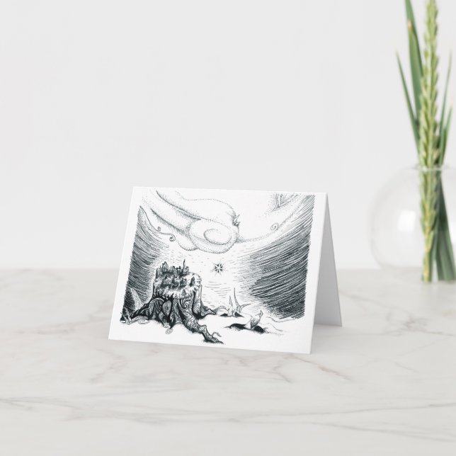 Carte de solstice hivernale "Star of Hope" (Devant)