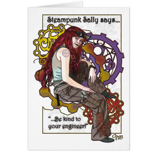Carte de sortie de Steampunk (Devant)
