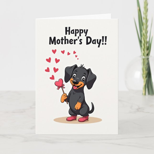 Carte de sortie pour chiots sincères (Devant)