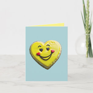 Carte de sourires de coeur
