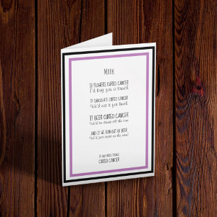 Carte de soutien à la lutte contre le cancer