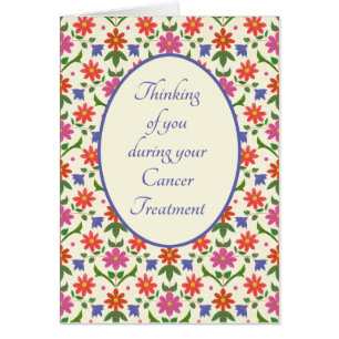Carte de soutien de traitement contre le cancer,