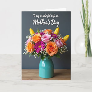 Carte de souvenir du sentiment de Chevron Bloom