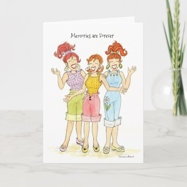 Carte de souvenirs pour toujours (Devant)