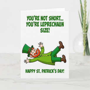 Carte de St Patrick Taille de Lutins