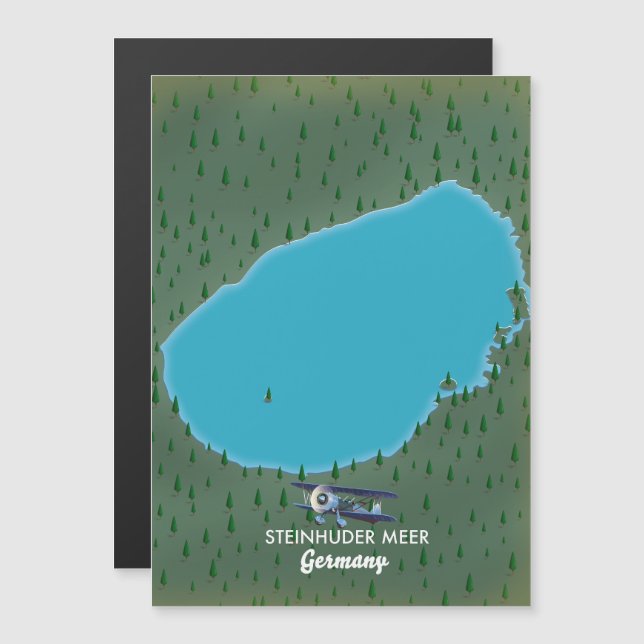 Carte de Steinhuder Meer Allemagne (Devant / Derrière)