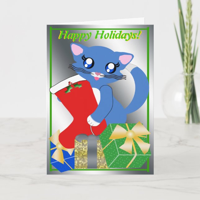 Carte de stockage de vacances Skye Toon Kitten (Devant)