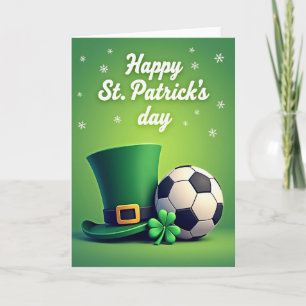 Carte de style artistique pour la Saint-Patrick