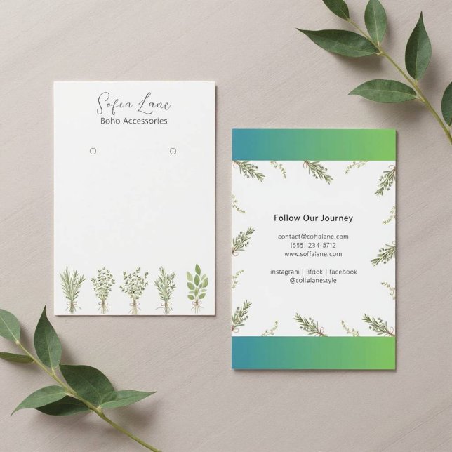 Carte de style de cuisine à feuillage rustique chi (Kitchen Foliage Design)