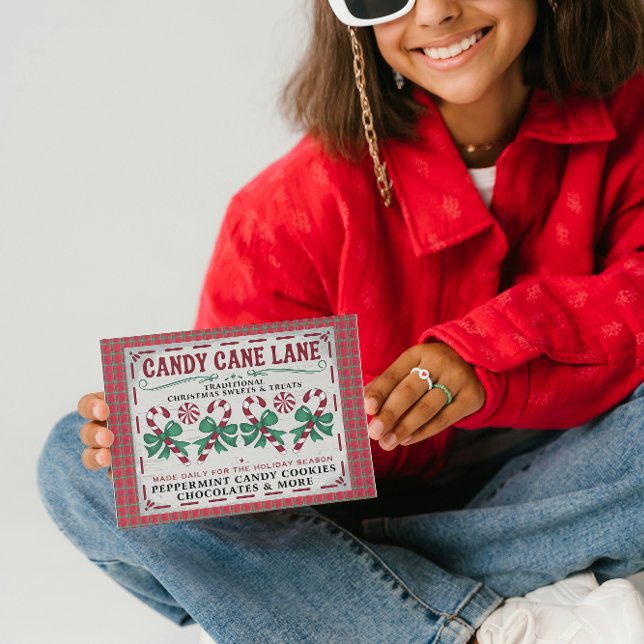 Carte de Sucre de canne Vintage Whimsical (Créateur téléchargé)