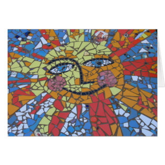 Carte de Sun de mosaïque