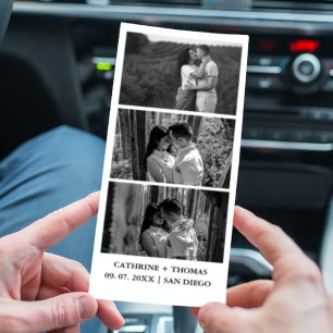 Carte de superposition pour photomaton de mariage