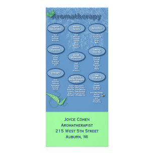 Carte de support d'aromathérapie