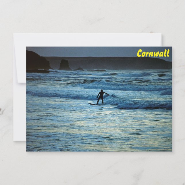 Carte de surf Cornwall (Devant)