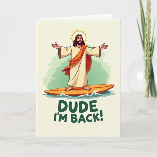 Carte de surf spirituel Hang Loose (Devant)