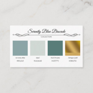 Carte de surveillance couleur dentelle dorée Seren