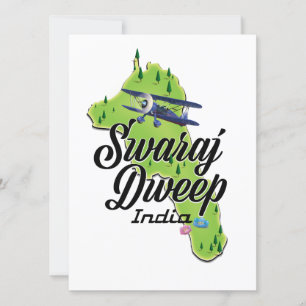 Carte de Swaraj Dweep Inde