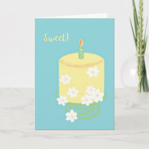 CARTE DE SWEET BIRTHDAY