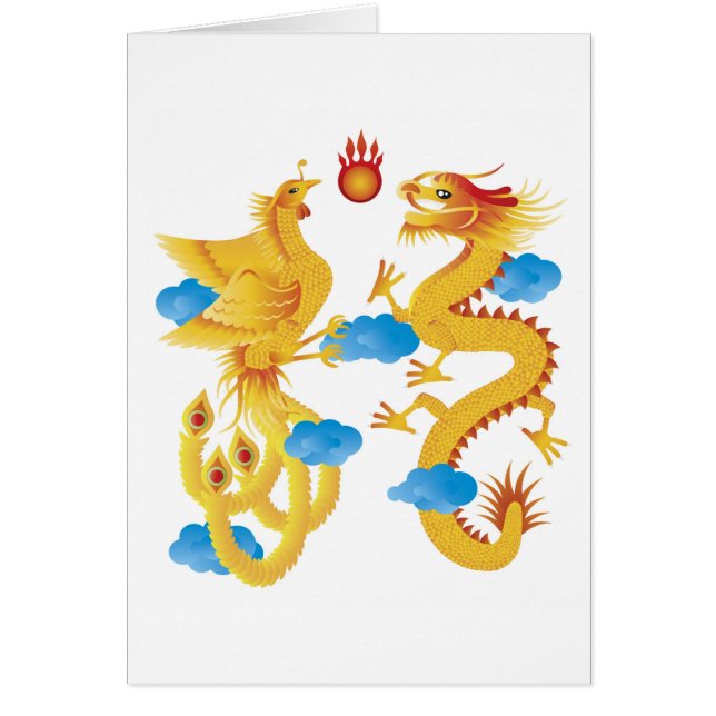 Carte de symbole de dragon de Phoenix (Devant)