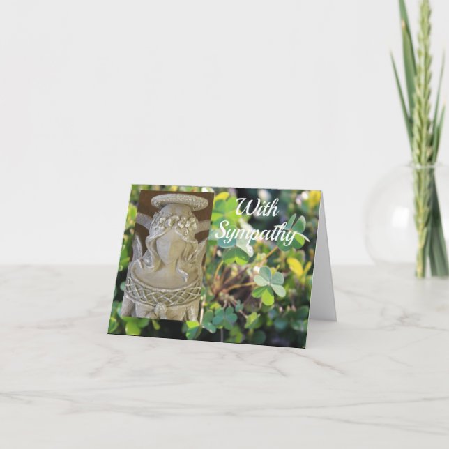 Carte de sympathie ange (Devant)