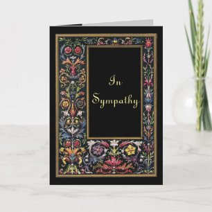 Carte de Sympathie Art Gothique personnalisable