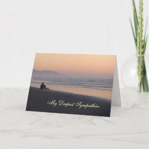 Carte de sympathie : Au bord de la mer...