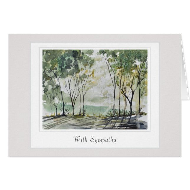 Carte de sympathie avec verset bienveillant (Devant horizontal)