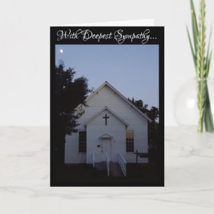 Carte de sympathie « Church Sunset »