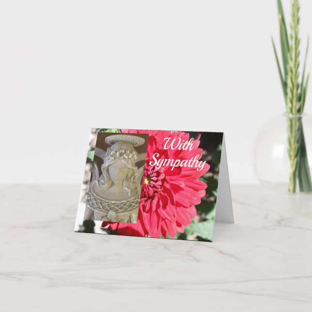 Carte de sympathie d'ange (Devant)