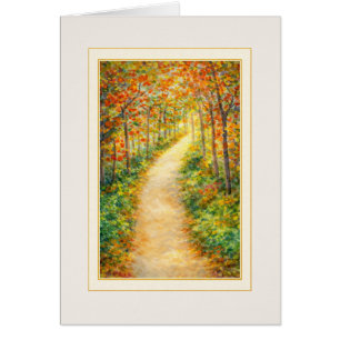 Carte de sympathie d'automne – Pensées pour vous