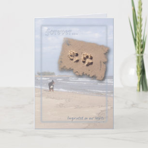 Carte de sympathie de chien