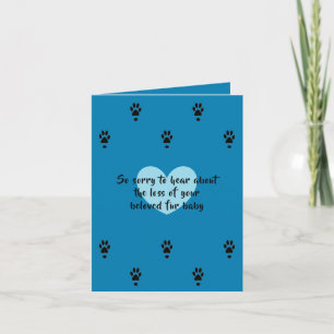 carte de sympathie de chien par le dalDesignNZ