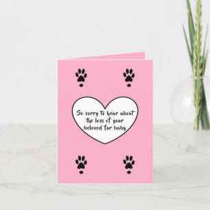 carte de sympathie de chien par le dalDesignNZ