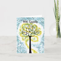 Carte de sympathie de l'arbre de vie