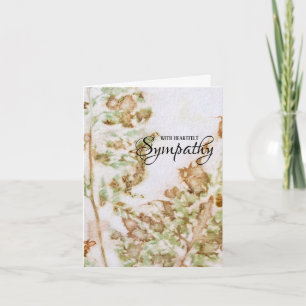 Carte de Sympathie d'impression écologique