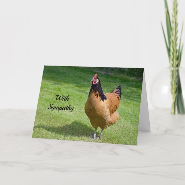 Carte de sympathie du poulet 3 (Devant)