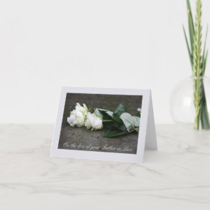 Carte de sympathie du Rose père en droit