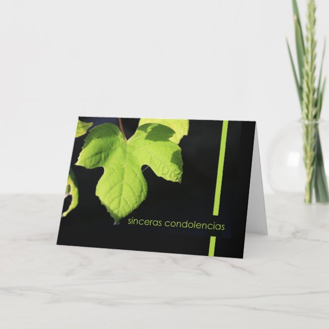 carte de sympathie espagnole (Devant)