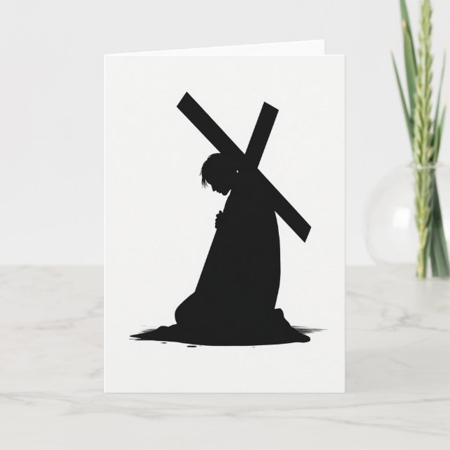 Carte de sympathie Fardeau du deuil (Devant)