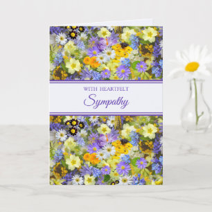 Carte de sympathie florale