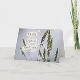 Carte de sympathie Grass Seeds