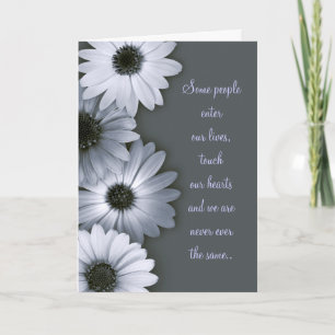 Carte de sympathie Monochrome Daisies
