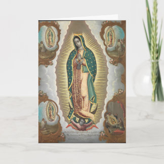 Carte de sympathie Notre-Dame de Guadalupe catholi