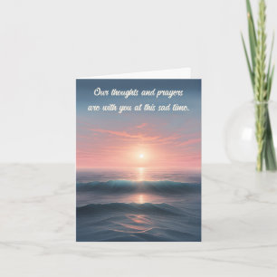 Carte de sympathie Océan serein