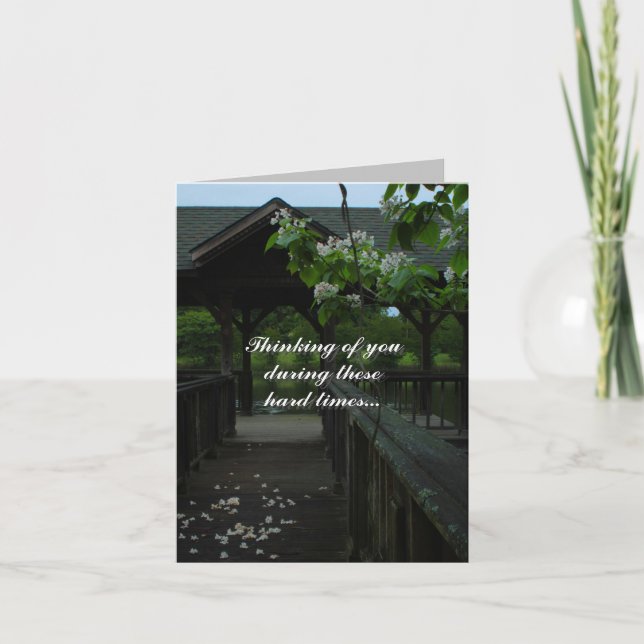 Carte de Sympathie Photo Dock (Devant)