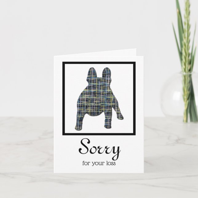 Carte de Sympathie pour animal de compagnie (Devant)