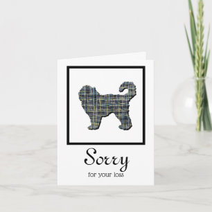 Carte de Sympathie pour animal de compagnie de chi
