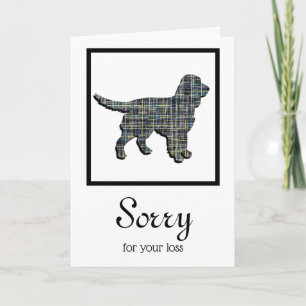 Carte de Sympathie pour animal de compagnie Sprock