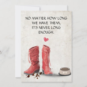 Carte de sympathie pour animaux de compagnie de co