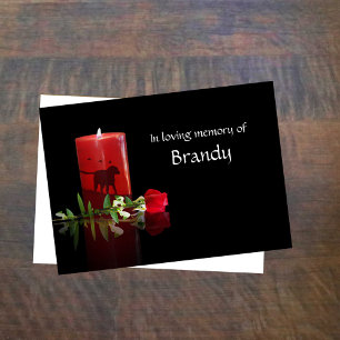 Carte de sympathie pour chien avec nom personnalis